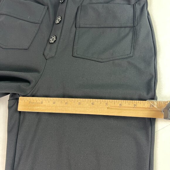 Halara Flex Pants Women's 28x29* High Waisted Straight Black Stretch Work Tag M - Picture 14 of 16